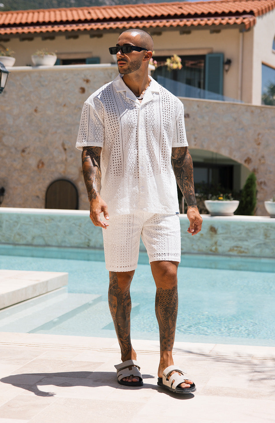 The Lennon Embroidered Shorts