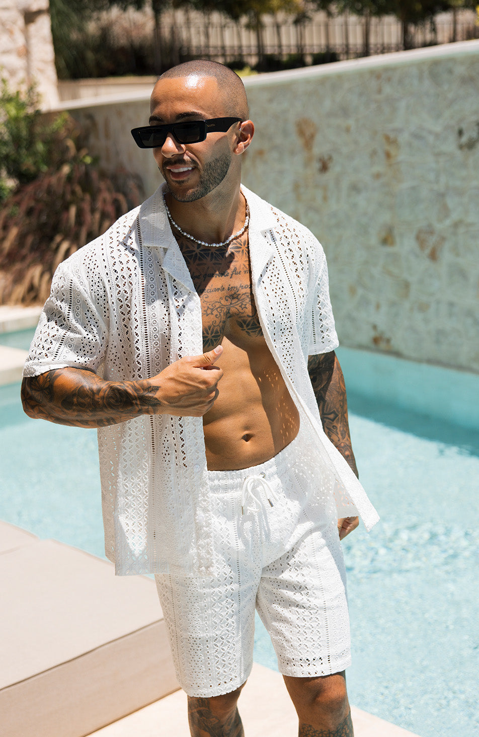 The Lennon Embroidered Shorts