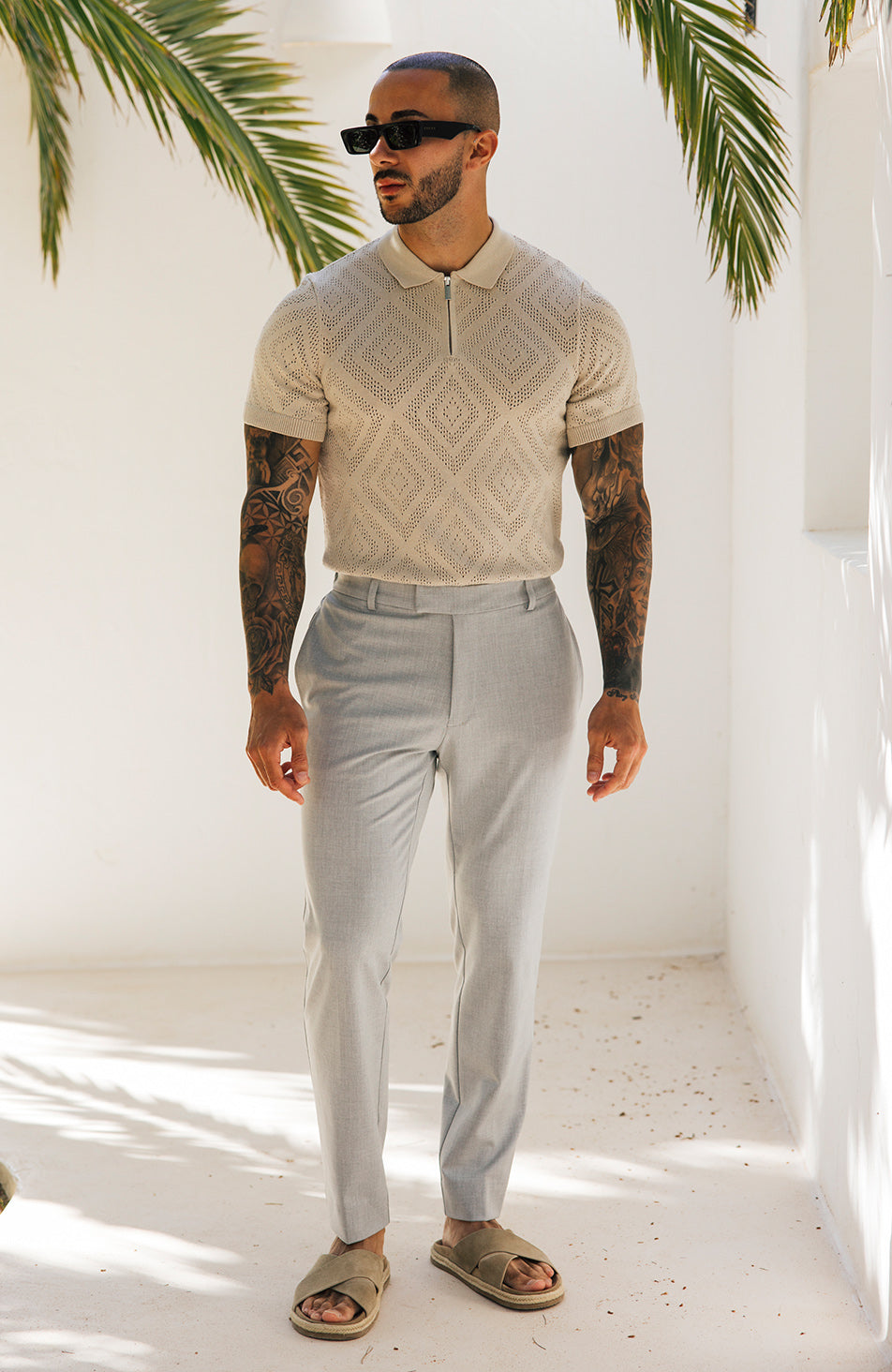 The Grant Zip Polo