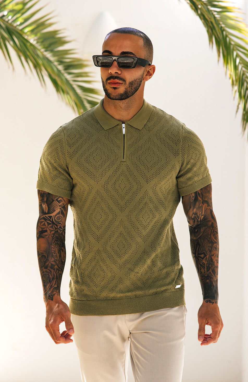The Grant Zip Polo