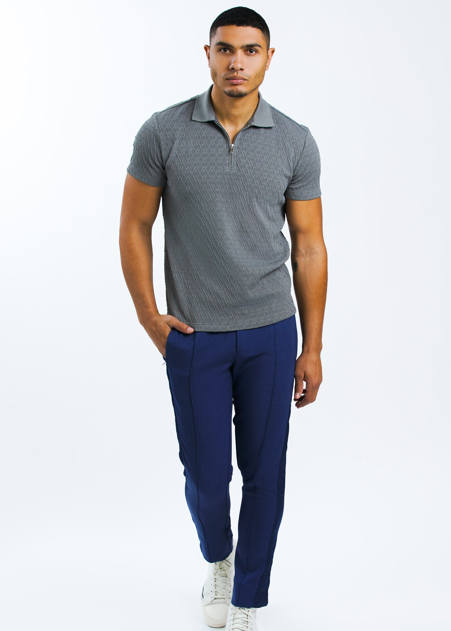 Hardy Zip-Up Polo
