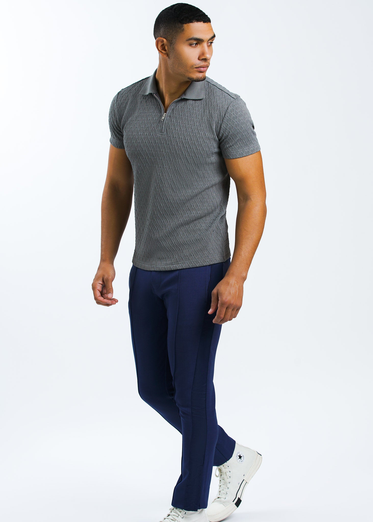 Hardy Zip-Up Polo