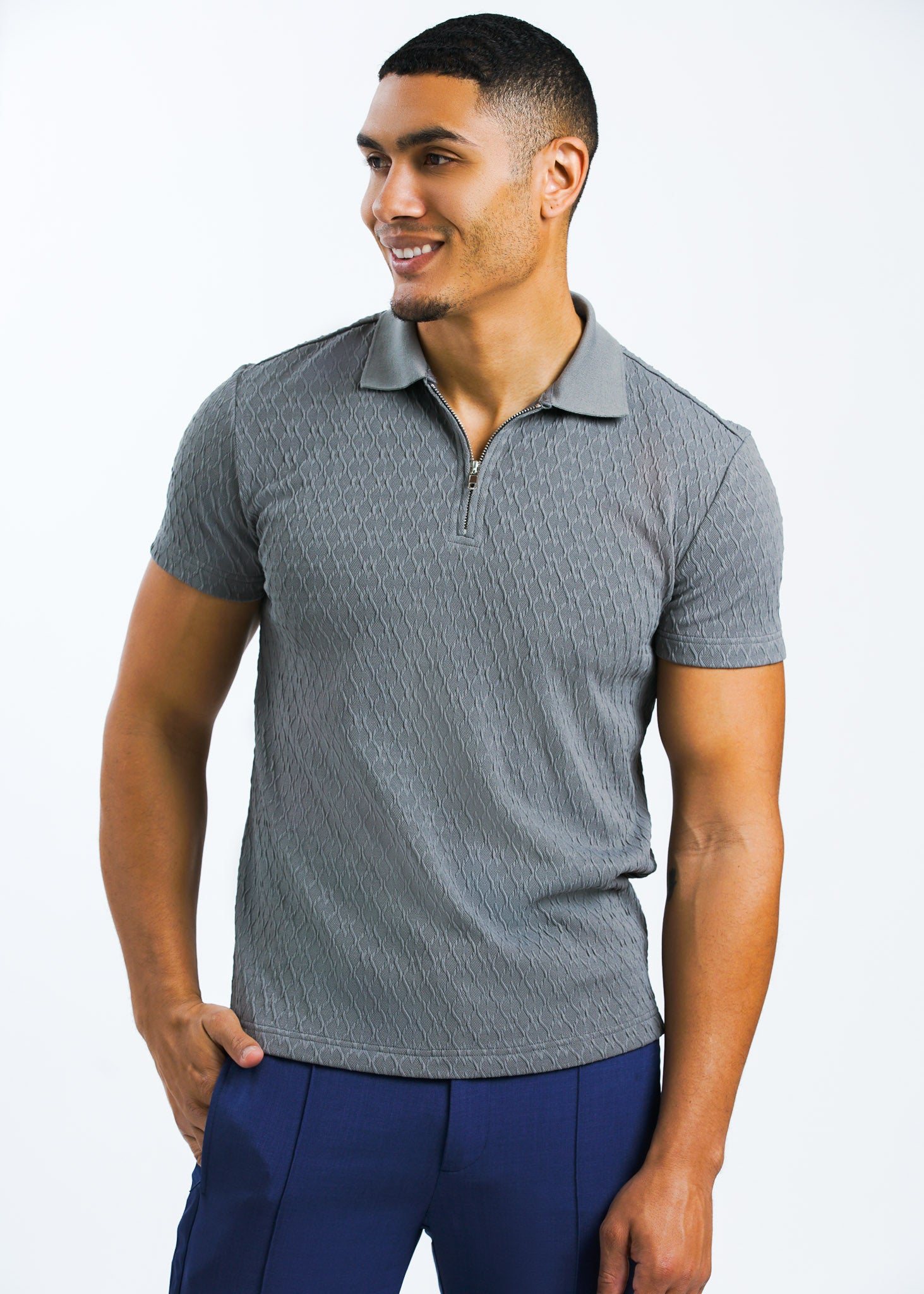 Hardy Zip-Up Polo