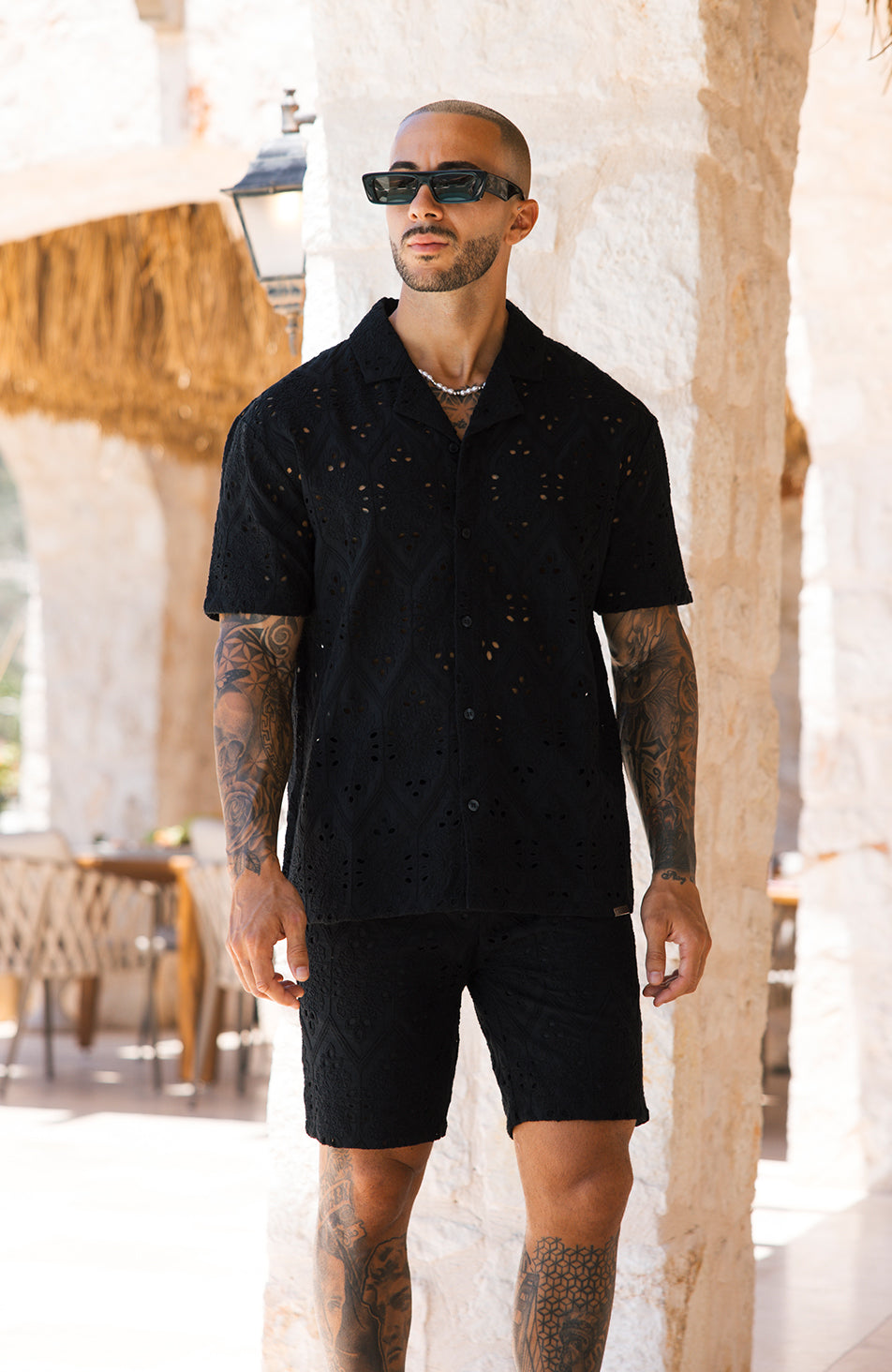 The Lennon Embroidered Shorts