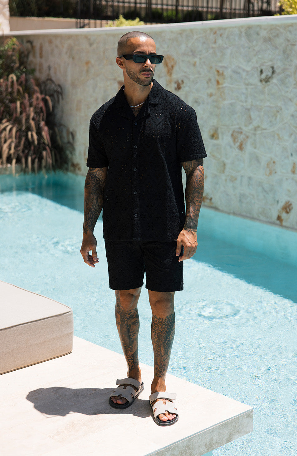 The Lennon Embroidered Shorts